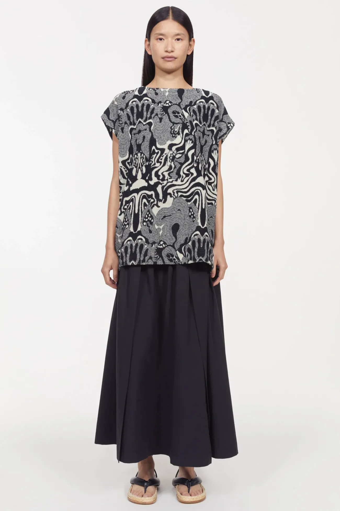 New Rodebjer Claire Cosmic Jersey Top