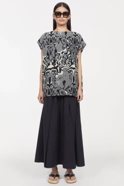 New Rodebjer Claire Cosmic Jersey Top