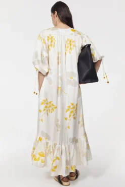 Sale Rodebjer Dakota Leaf Hammered Dress