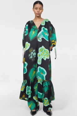 Hot Rodebjer Dakota Leaf Hammered Dress