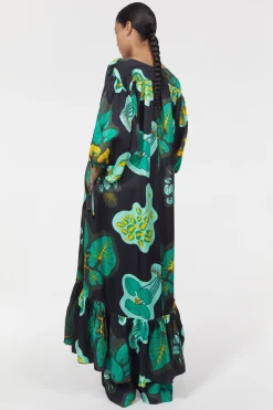 Hot Rodebjer Dakota Leaf Hammered Dress