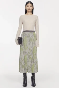 Clearance Rodebjer Flora Jaquard Knitted Skirt