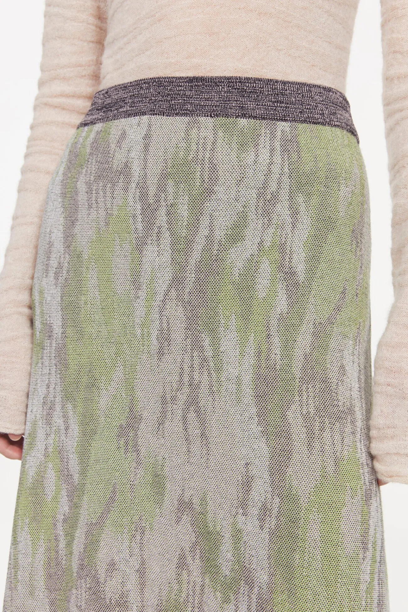 Sale Rodebjer Flora Jaquard Knitted Skirt