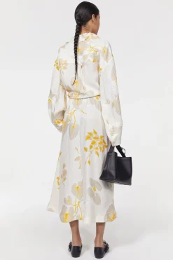 New Rodebjer Marla Leaf Skirt
