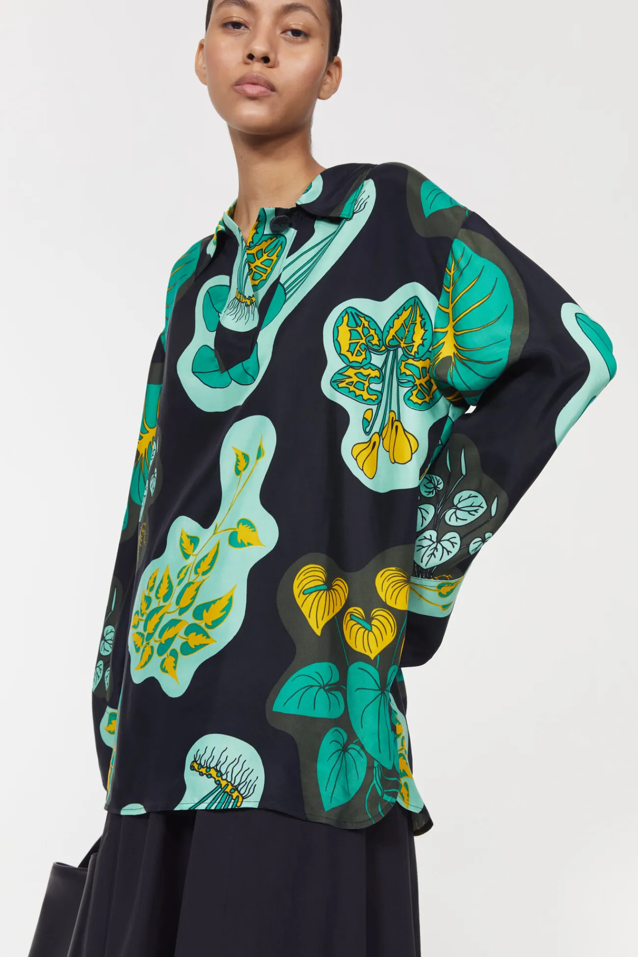 New Rodebjer Sunshine Leaf Shirt